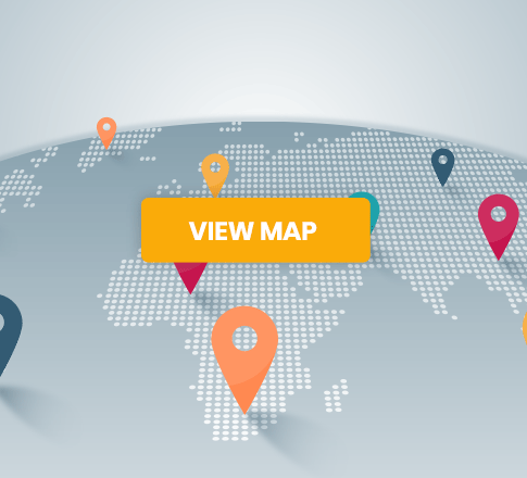 Map of HERTZ rental desk at Tijuana Airport